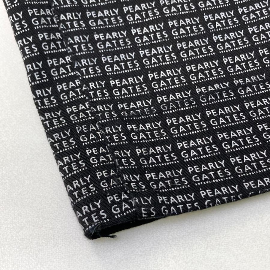 パーリーゲイツ PEARLYGATES ストレッチパンツ ブラック 黒 サイズ0 PEARLY GATES パーリーゲイツ ストレッチパンツ ロゴ 総柄