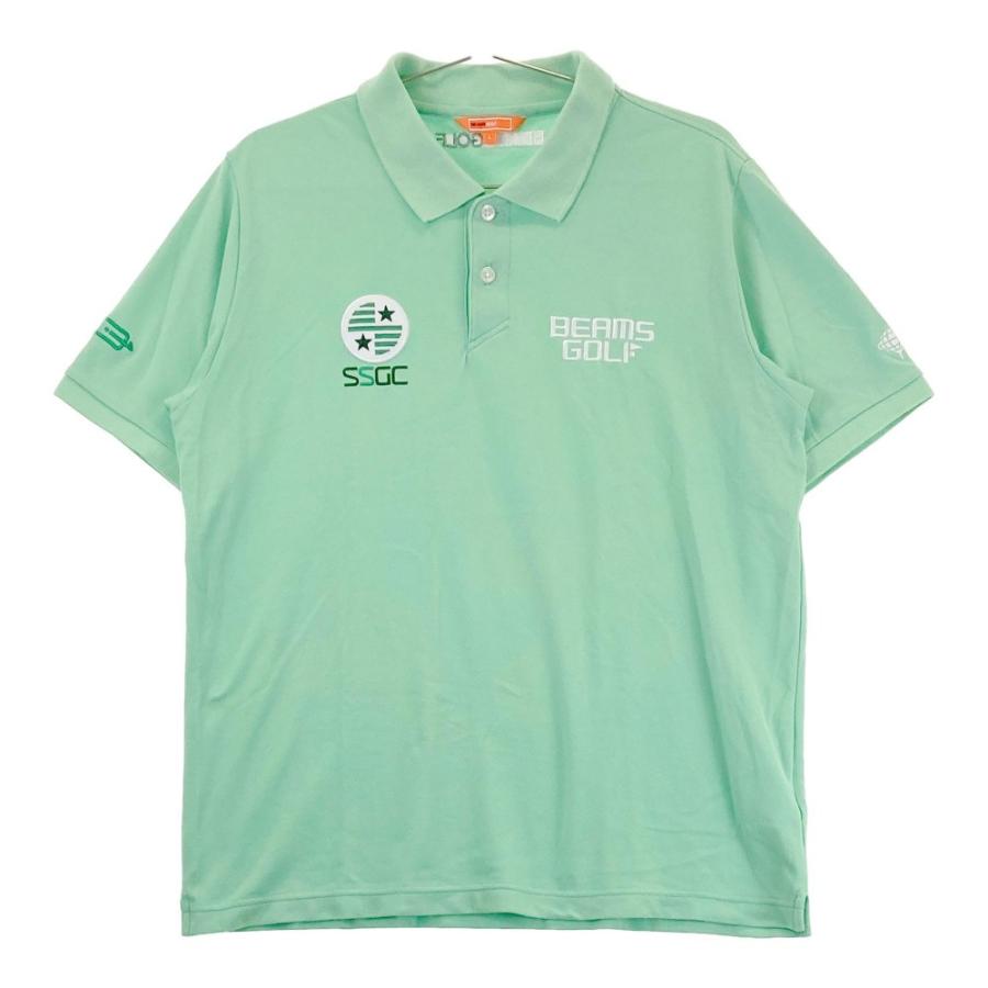 BEAMS GOLF ビームスゴルフ 半袖 ポロシャツ グリーン系 L