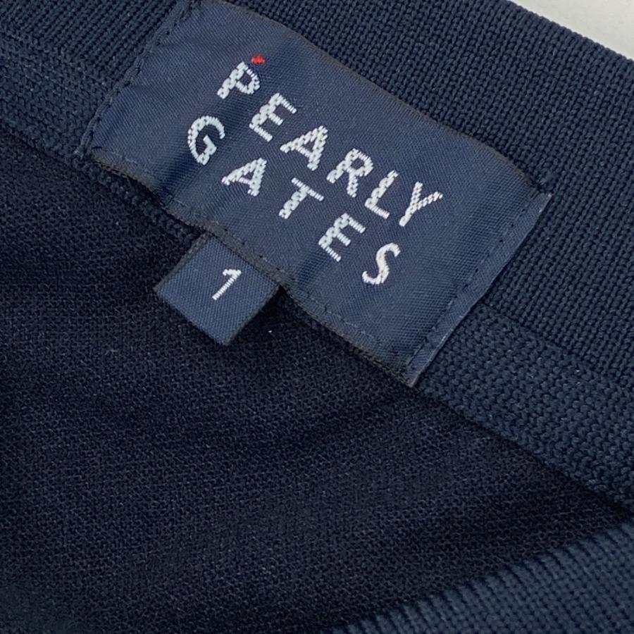 PEARLY GATES パーリーゲイツ 055-3160452 半袖ポロシャツ  ネイビー系 1 ゴルフウェア レディースの画像