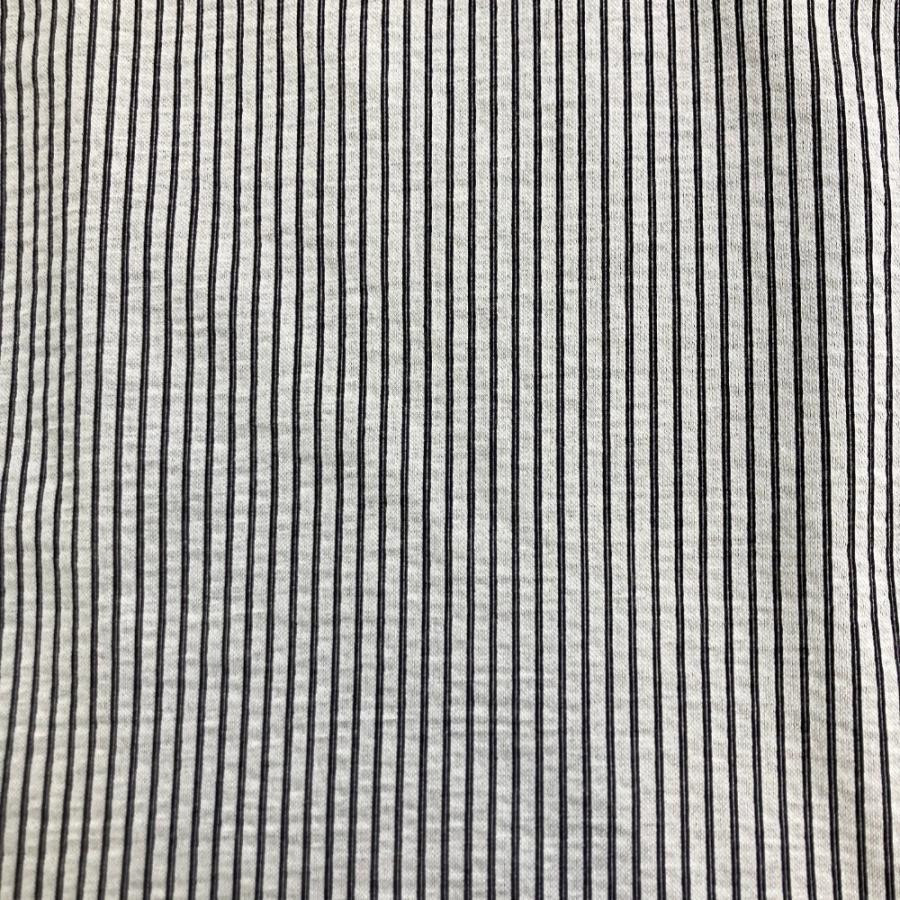 PEARLY GATES パーリーゲイツ 055-3160554 シアサッカー 半袖ポロシャツ ストライプ柄 グレー系 1 ゴルフウェア レディースの画像