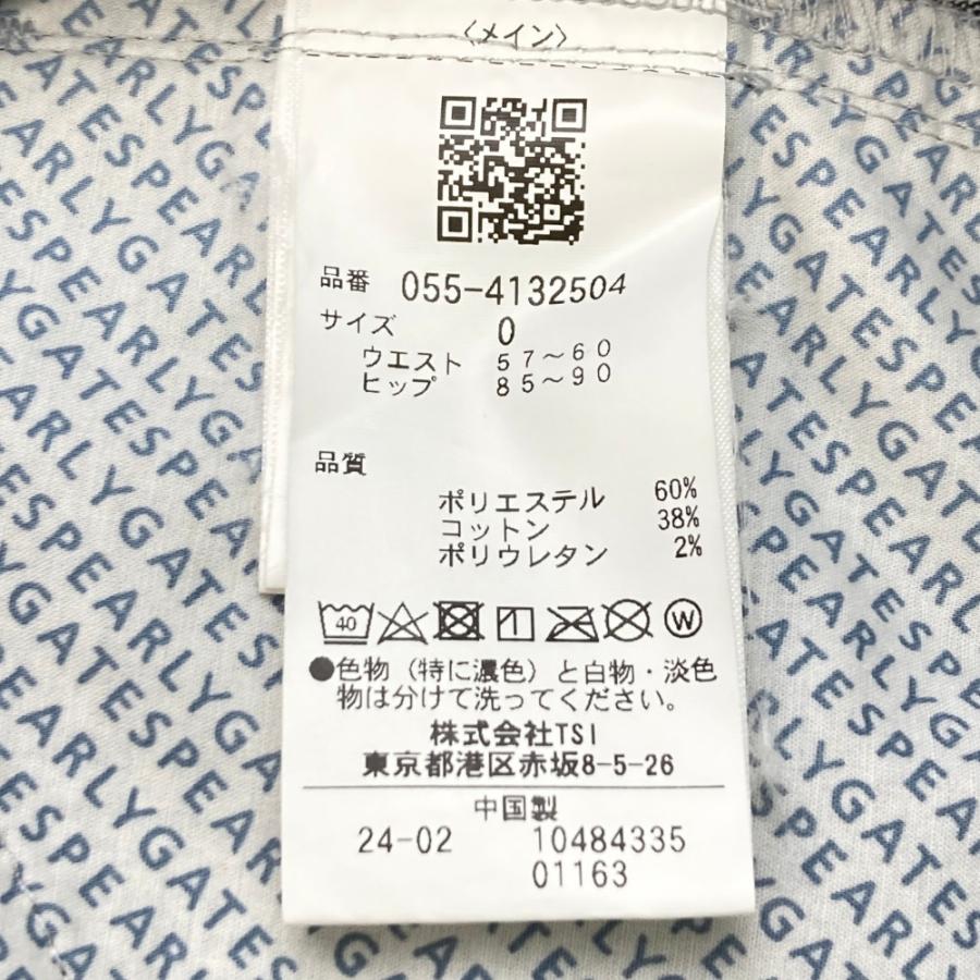 PEARLY GATES パーリーゲイツ 055-4132504 ショートパンツ 総柄 ホワイト系 0 ゴルフウェア レディース_3