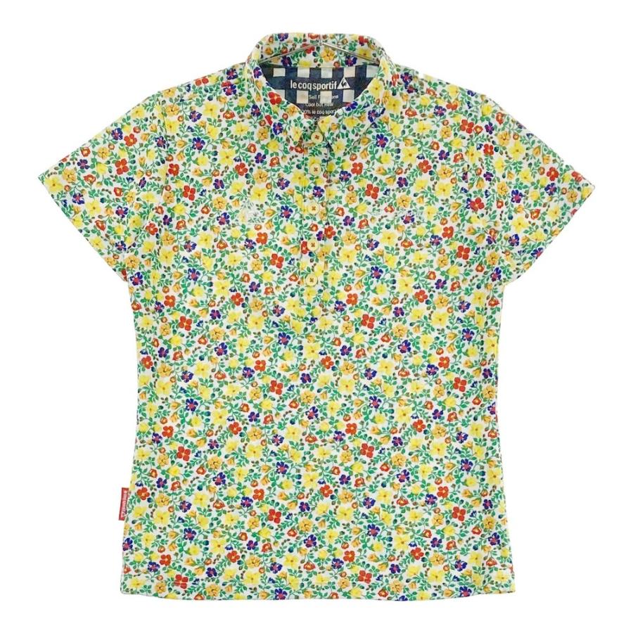 le coq sportif GOLF LECOQ ルコックゴルフ 半袖ポロシャツ 花柄