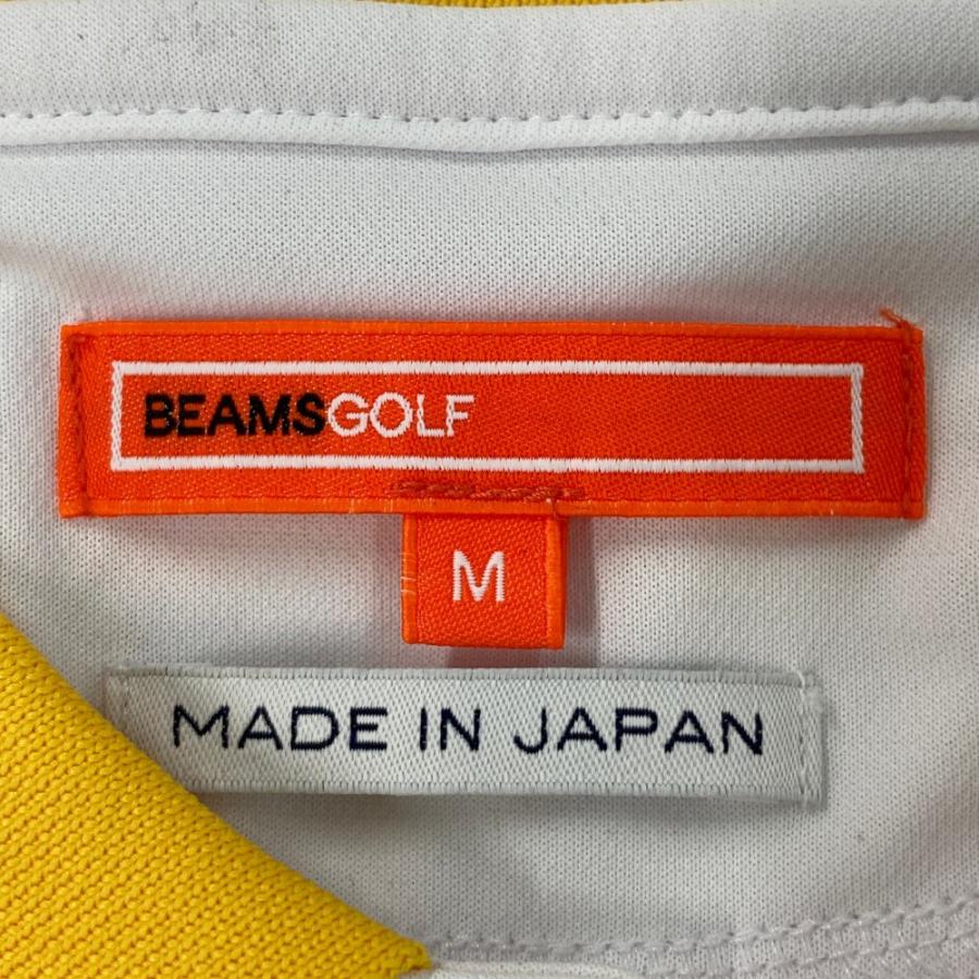 BEAMS GOLF（ビームス ゴルフ） 半袖ポロシャツ ホワイト系 M ゴルフ
