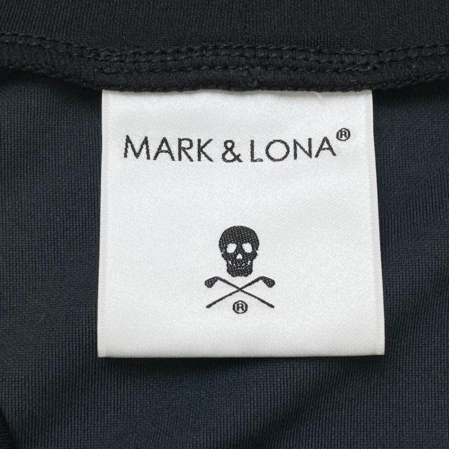 MARK\u0026LONA マークアンドロナ 2024年モデル ハイネック 長袖Tシャツ  ブラック系 50 ゴルフウェア メンズの画像