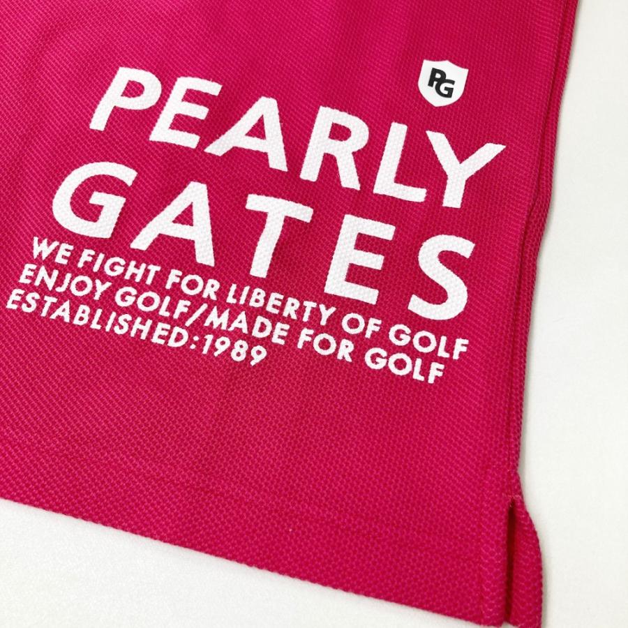 PEARLY GATES パーリーゲイツ 2023年モデル ノースリーブ ポロシャツ  ピンク系 0 ゴルフウェア レディースの画像