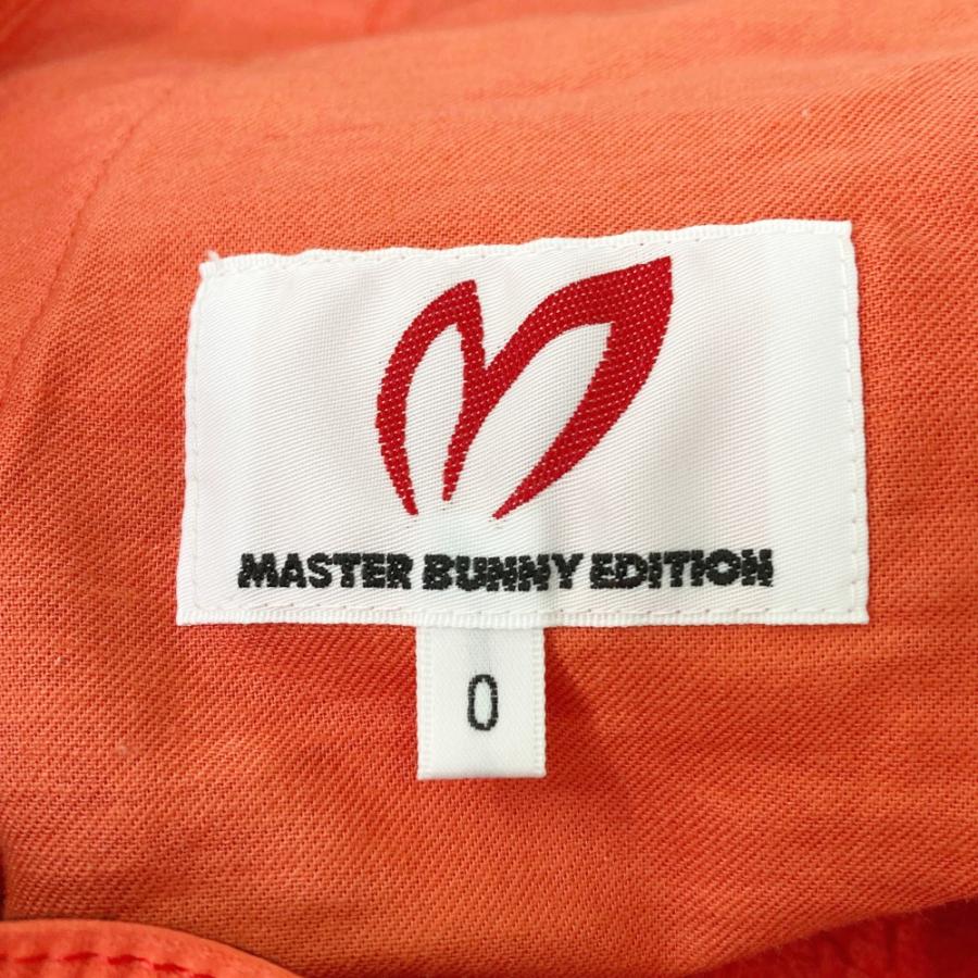 MASTER BUNNY EDITION マスターバニーエディション  裏起毛 ストレッチパンツ  オレンジ系 0 ゴルフウェア レディースの画像