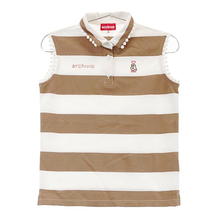 archivio ノースリーブポロシャツ 36 ARCHIVIO アルチビオ ノースリーブポロシャツ ピンク系 36