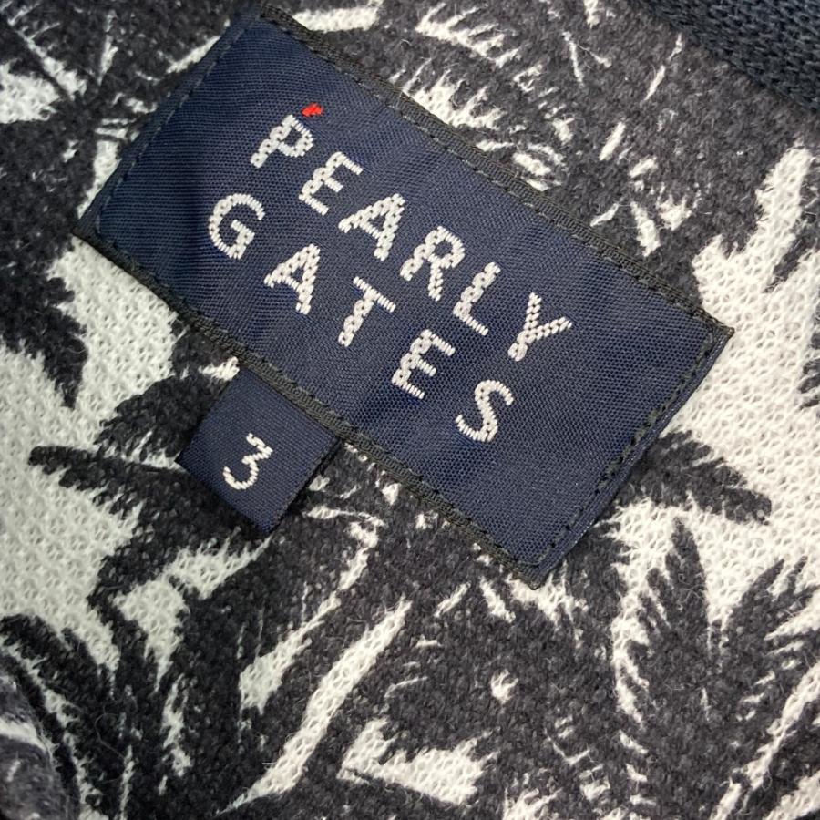 【パーリーゲイツ】人気PGGロゴネーム×総柄デザイン 半袖ゴルフポロシャツL パーリーゲイツ】人気PGGロゴネーム×総柄デザイン 半袖ゴルフ