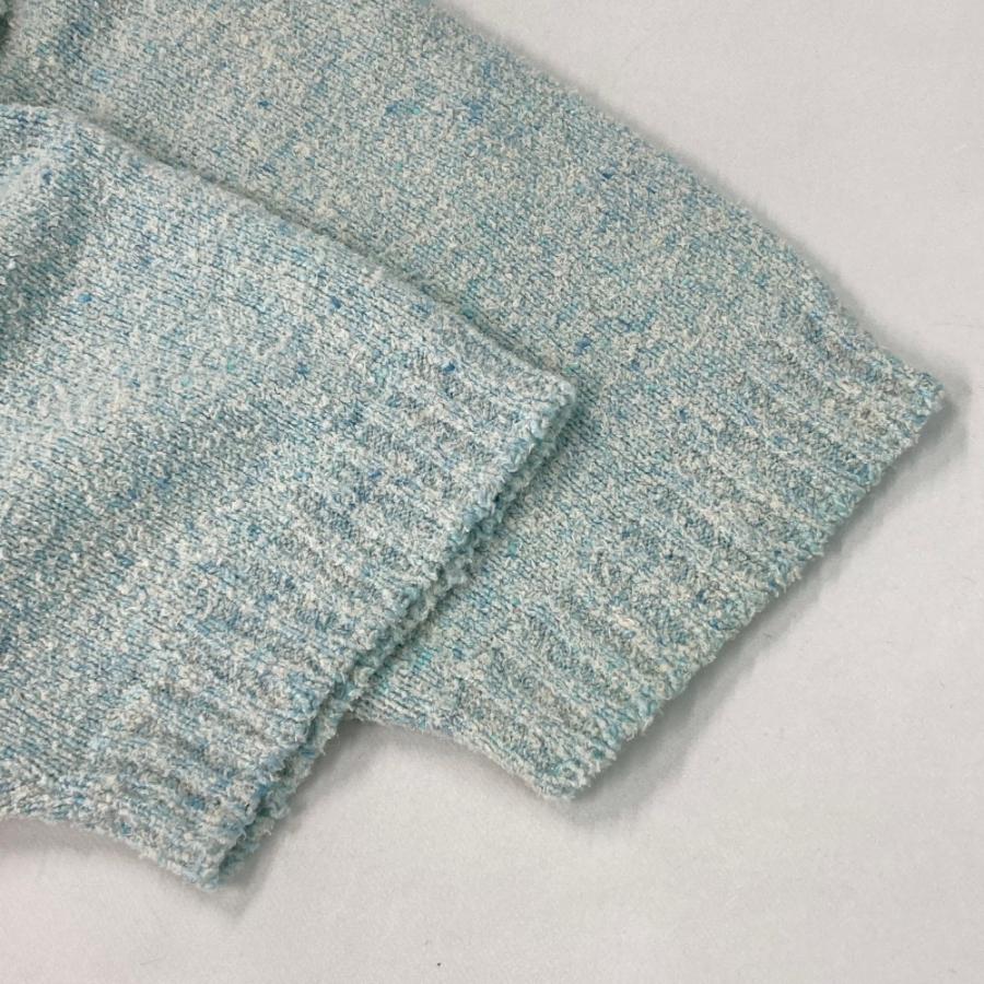 settefili cashmere セッテフィーリ カシミア 半袖 ニット ブルー系 46 