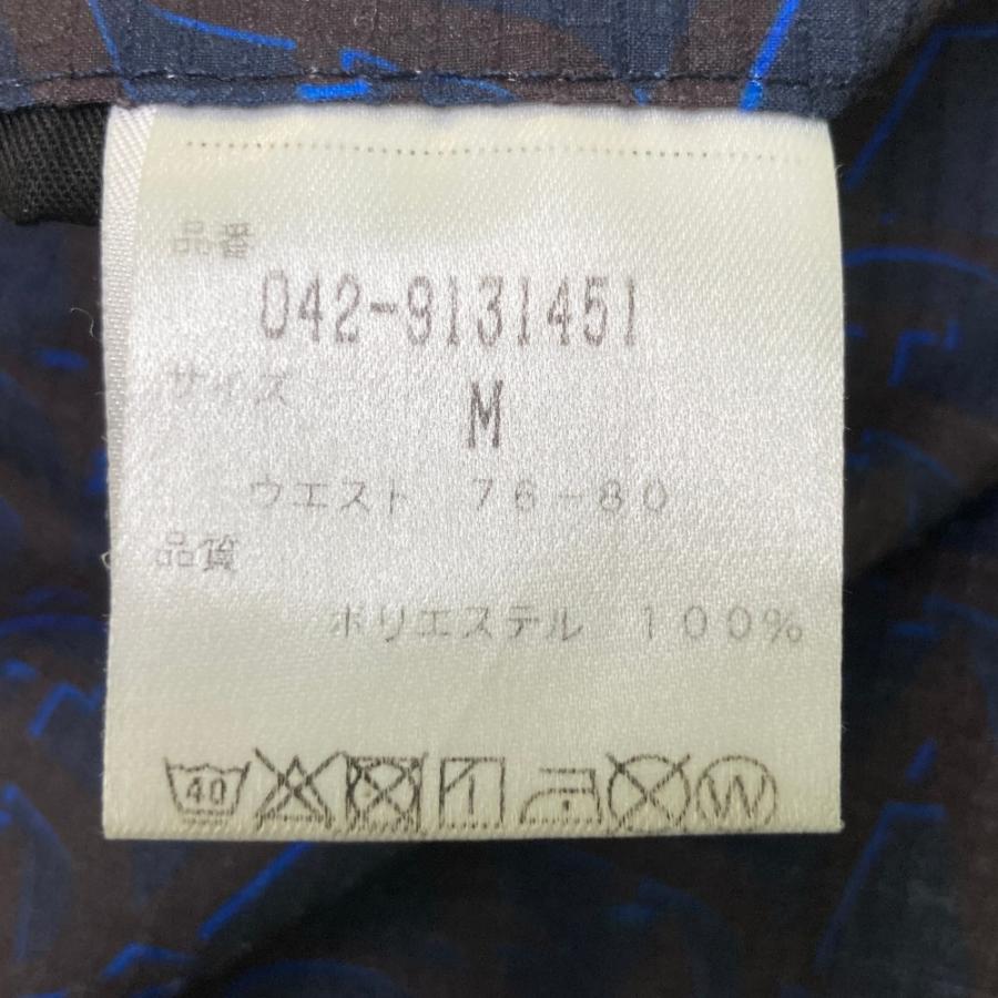 St ANDREWS セントアンドリュース ロングパンツ 総柄 ネイビー系 M