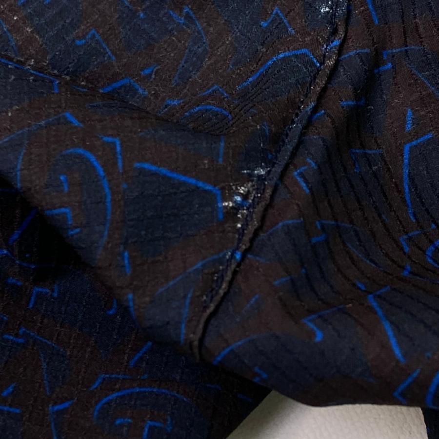 St ANDREWS セントアンドリュース ロングパンツ 総柄 ネイビー系 M