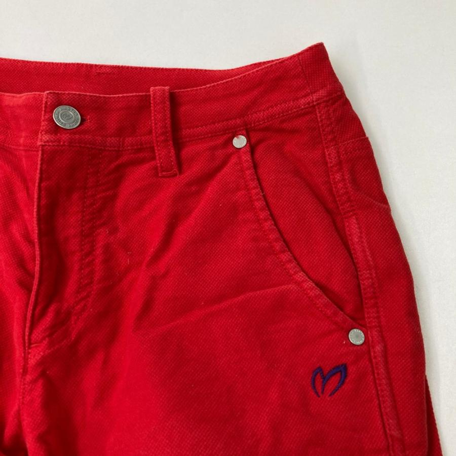 マスターバニー コットンパンツ 刺繍 レッド サイズ4 マスターバニー コットンパンツ 刺繍 レッド サイズ4