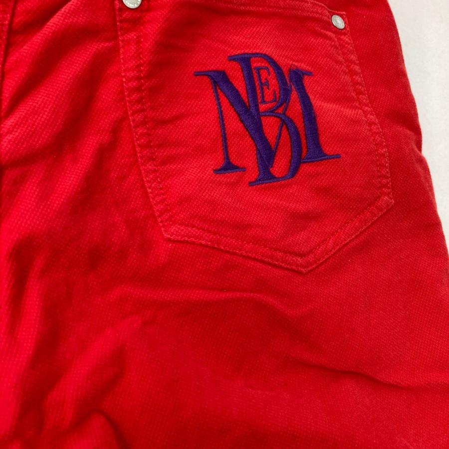 マスターバニー コットンパンツ 刺繍 レッド サイズ4 マスターバニー コットンパンツ 刺繍 レッド サイズ4