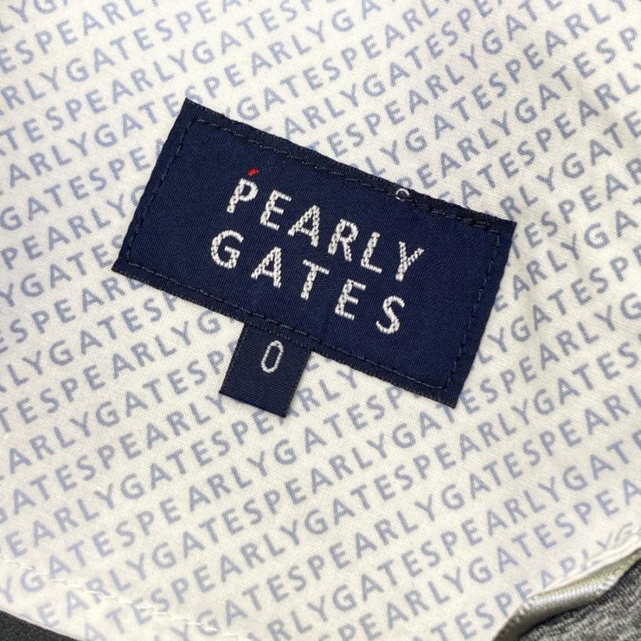 PEARLY GATES パーリーゲイツ 2022年モデル ストレッチ スウェットスカート ニコちゃん  グレー系 0 ゴルフウェア レディースの画像