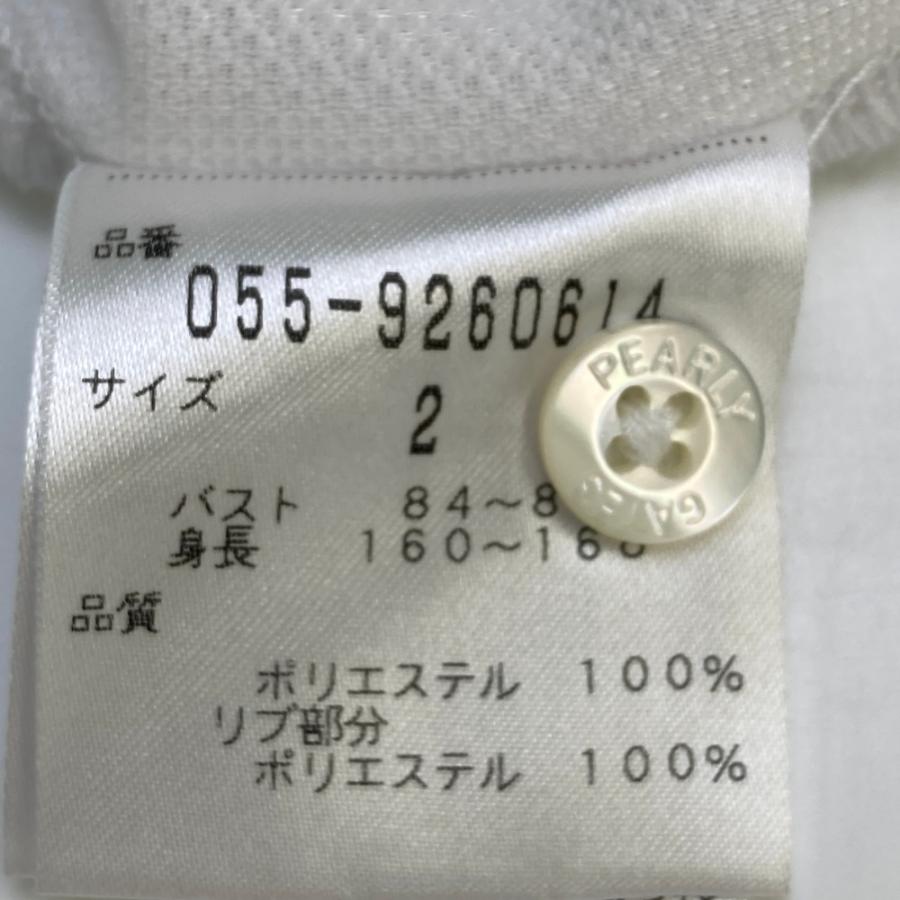 新品未使用 パーリーゲイツ ホワイトポロシャツ サイズ2 レディース PEARLY GATES パーリーゲイツ 半袖ポロシャツ ホワイト系 2 ゴルフ