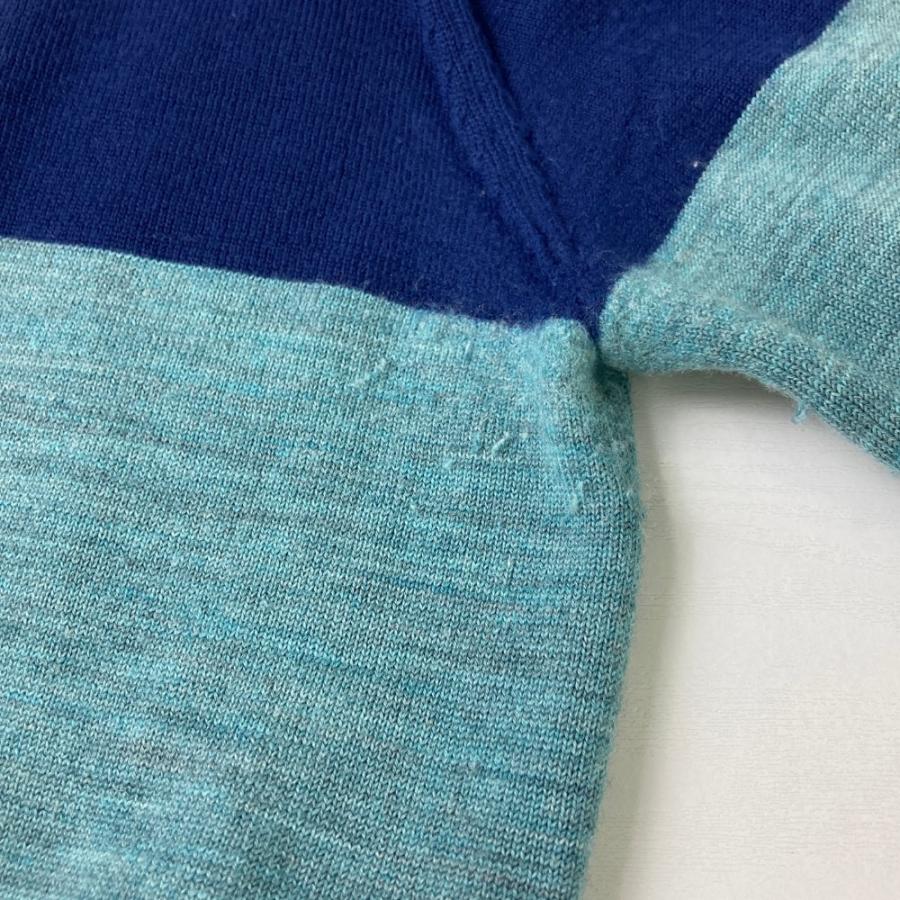 サイズ：L ROUGH&amp;SWELL ラフアンドスウェル  ウール ニットセーター  グリーン系 [240101385507] ゴルフウェア メンズ ストスト カジュアルゴルフドットコムby PALM SPRINGSにrough&swell［ラフ