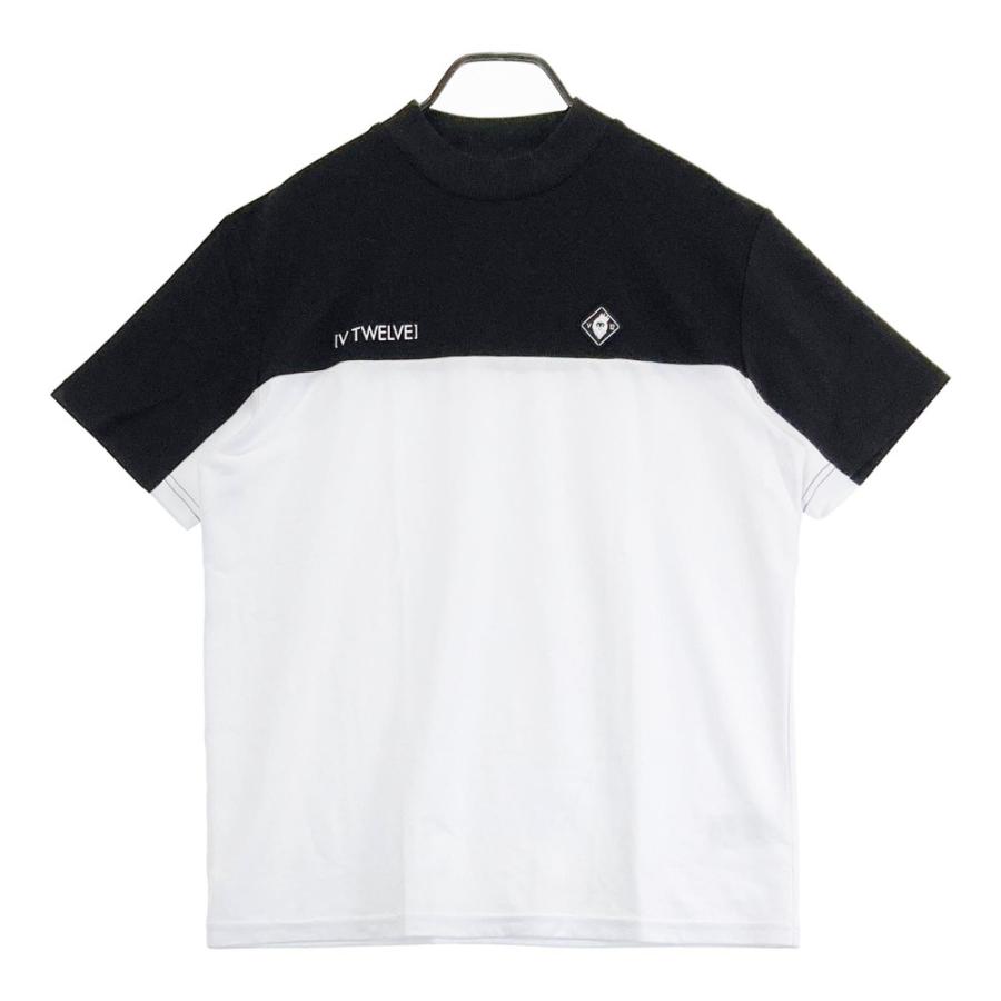V12 2024年春夏モデル　半袖モックネック　XL V12 2024年春夏モデル半袖モックネックXL