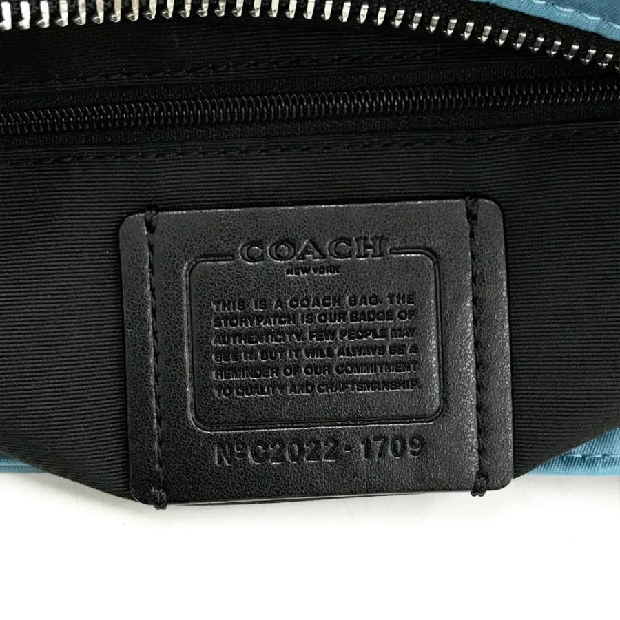 COACH（コーチ） トートバッグ シグネチャー柄 ブルー系 レディース