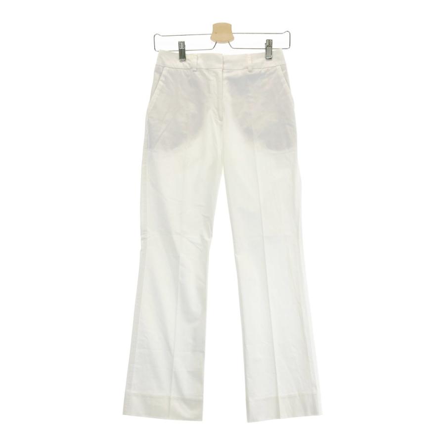 【LANVIN SPORT】ストレッチパンツ　ゴルフパンツ　ゴルフウェア　36 LANVIN SPORT ランバン スポール ストレッチパンツ ホワイト系