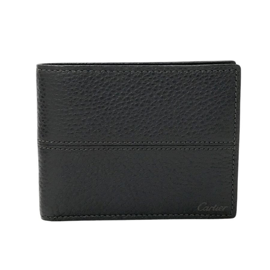 美品】Cartier カルティエ L3001159 二つ折り財布 カルティエ サドル 
