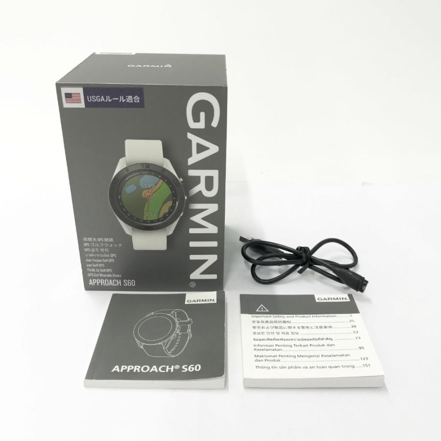 GARMIN ガーミン approach S60 GPSナビ ホワイト系 ゴルフウェア : 1 