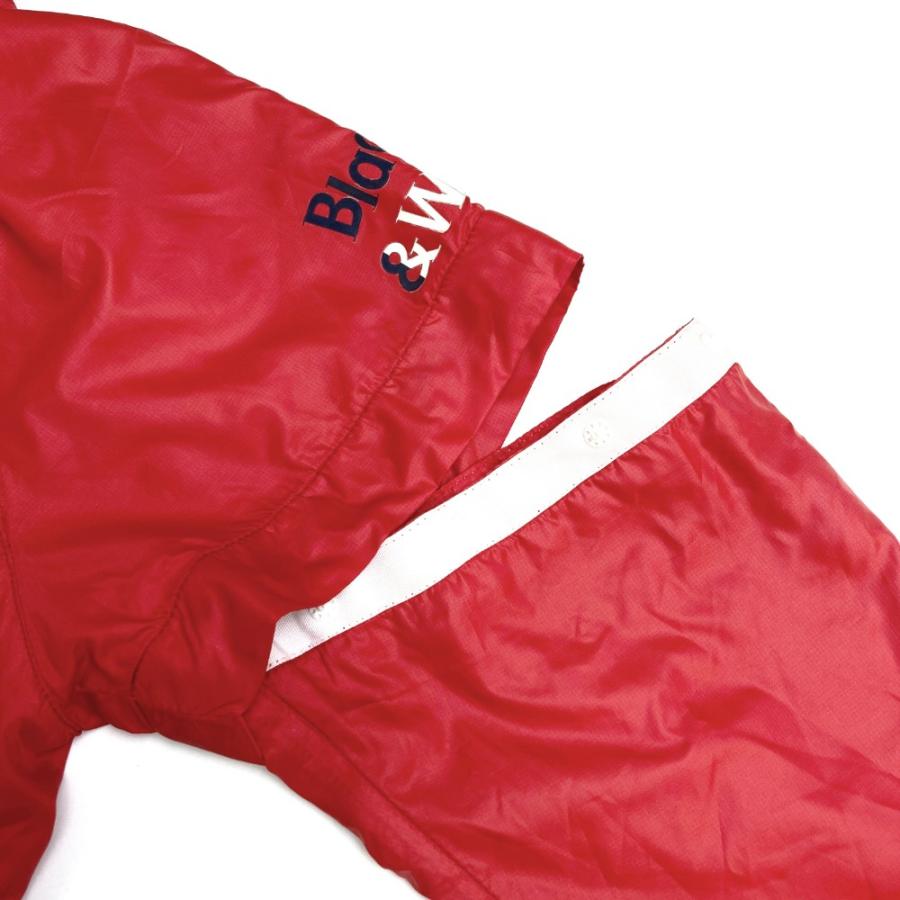 【未使用】ブラックアンドホワイト 2WAY ナイロンジャケット ベスト L Black＆White BLACK&WHITE ブラックアンドホワイト 2WAY 裏地付