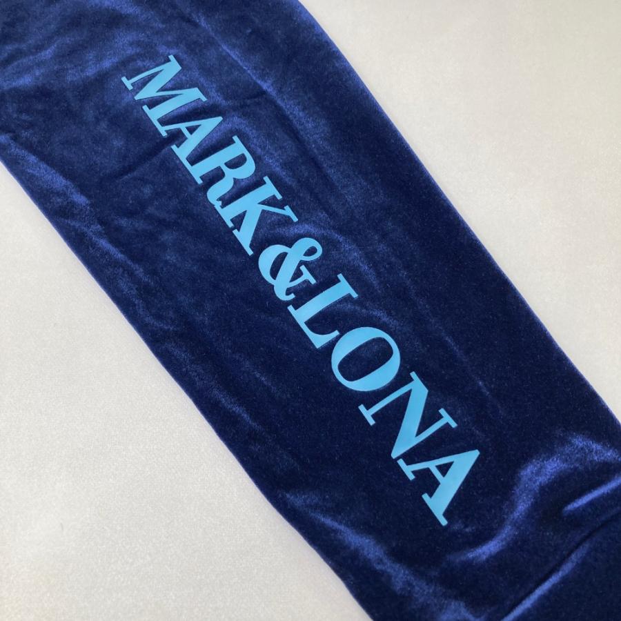 マークアンドロナ　ベロア調タートルネック MARK&LONA マークアンドロナ 2022年モデル タートルネック 長袖Tシャツ