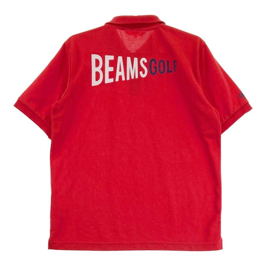 BEAMS GOLF ビームスゴルフ 半袖ポロシャツ レッド系 L ゴルフ BEAMS GOLF ビームスゴルフ 半袖ポロシャツ レッド系 L ゴルフ