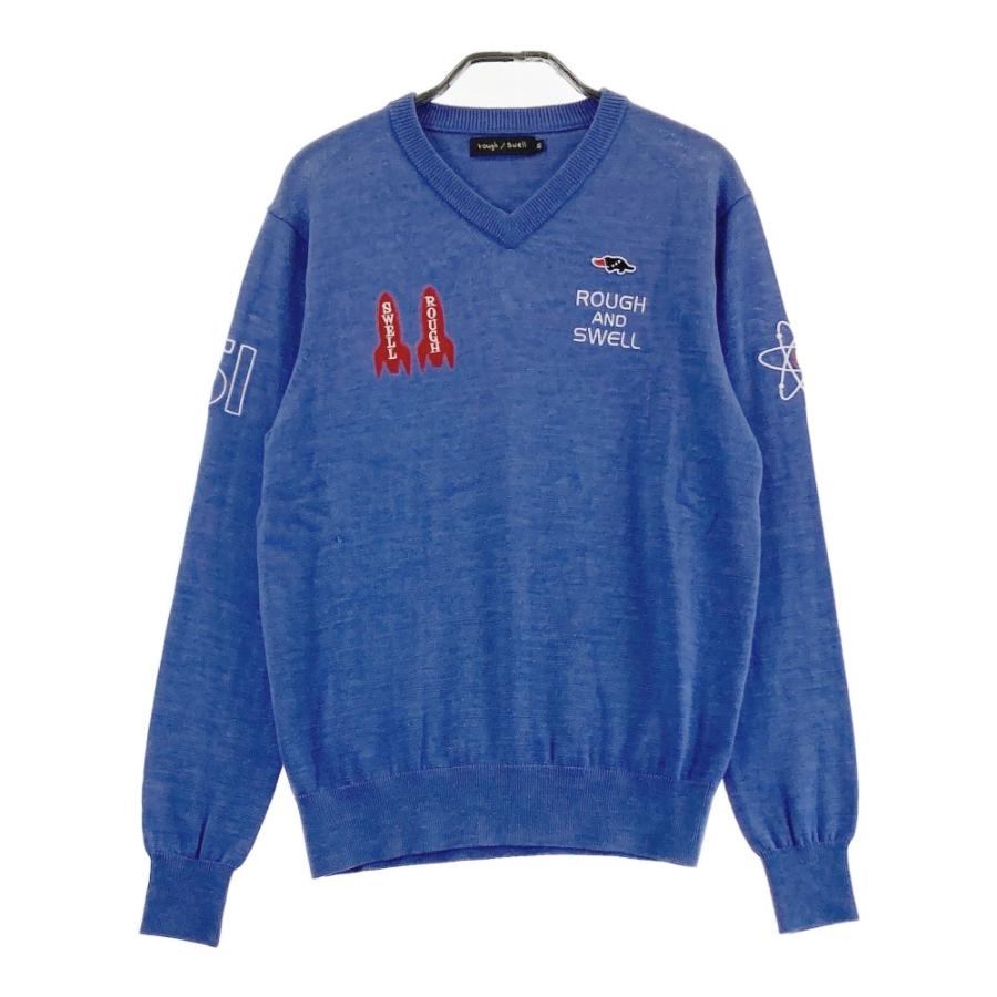 ROUGH&SWELL ラフアンドスウェル ウール混Vネック ニットセーター  