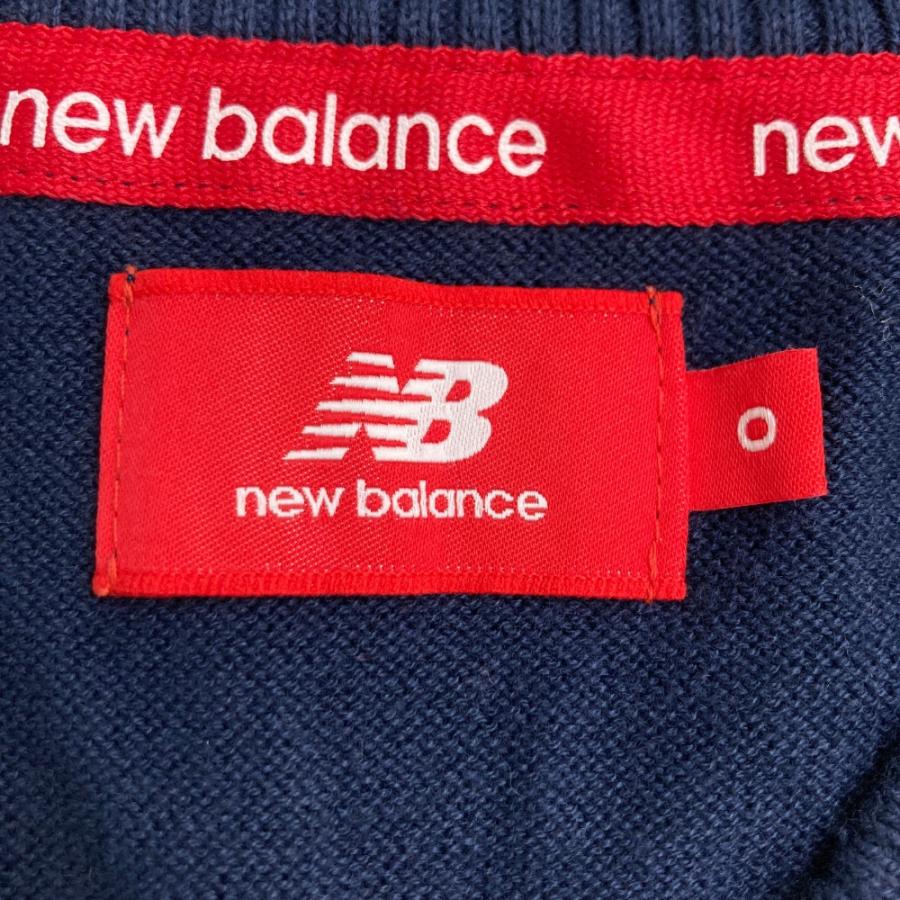 【新品タグ付】NBゴルフ ニットベスト ネイビー レディース size1 New Balance（ニューバランス） ニット ベスト ネイビー系 0 ゴルフ
