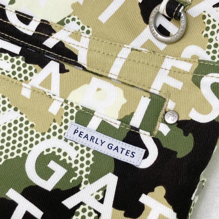 PEARLY GATES パーリーゲイツ  ストレッチ スカート カモフラ柄 カーキ系 00 ゴルフウェア レディースの画像