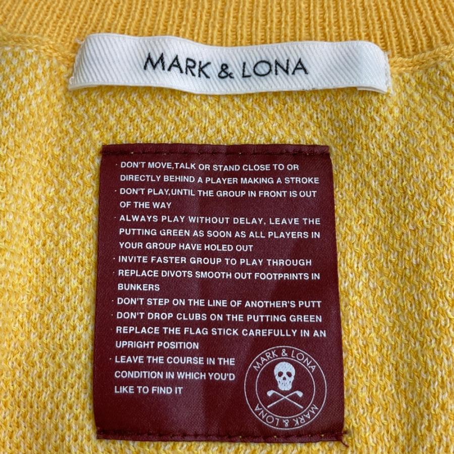 MARK&LONA マークアンドロナ Vネック ニットセーター スカル カモフラ 