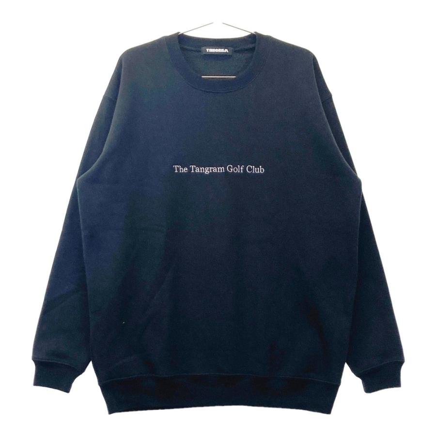 TANGRAM タングラム 裏起毛 スウェット ブラック系 L ゴルフウェア  