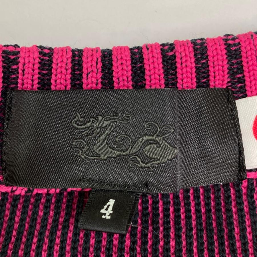 Dance With Dragon ピンク スカル 刺繍 ニット Dance With Dragon ピンク スカル 刺繍 ニット Dance With Dragon