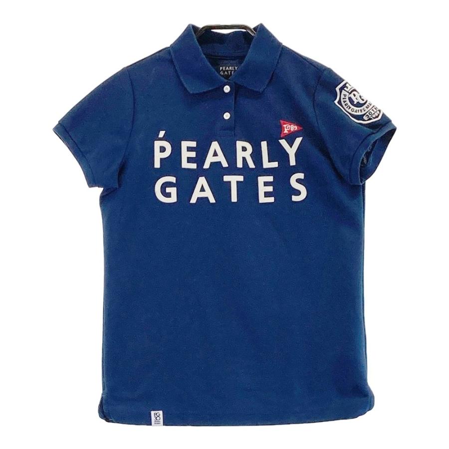 PEARLY GATES（パーリーゲイツ） 半袖 ポロシャツ 30周年 ネイビー系 0