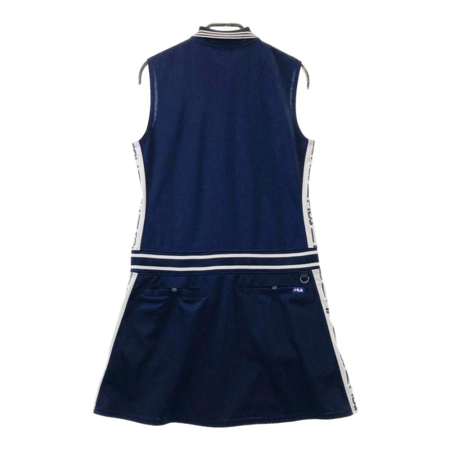 MARK&LONA ワンピース M ノースリーブ ボーダー スカルロゴ ゴルフ MARK&LONA ワンピース M ノースリーブ ボーダー スカルロゴ