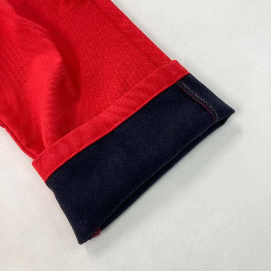 サイズ：SS DESCENTE GOLF デサントゴルフ  裏起毛 ストレッチパンツ  レッド系 [240101429850] ゴルフウェア レディース ストスト DESCENTE セール GOLF デサントゴルフ レディース ゴルフウェア