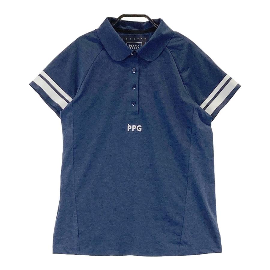 PEARLY GATES パーリーゲイツ PPG 半袖ポロシャツ ネイビー系 1 ゴルフ 