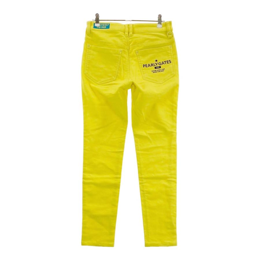 PEARLY GATES パーリーゲイツ ストレッチパンツ イエロー系 0