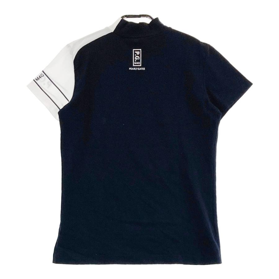 【タグ付新品】パーリーゲイツ 2023年モデル半袖　モックネック 日本製 PEARLY GATES パーリーゲイツ 2023年モデル モックネック 半袖T