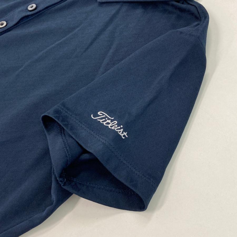 Titleist（タイトリスト） 半袖ポロシャツ 総柄 ネイビー系 L ゴルフ