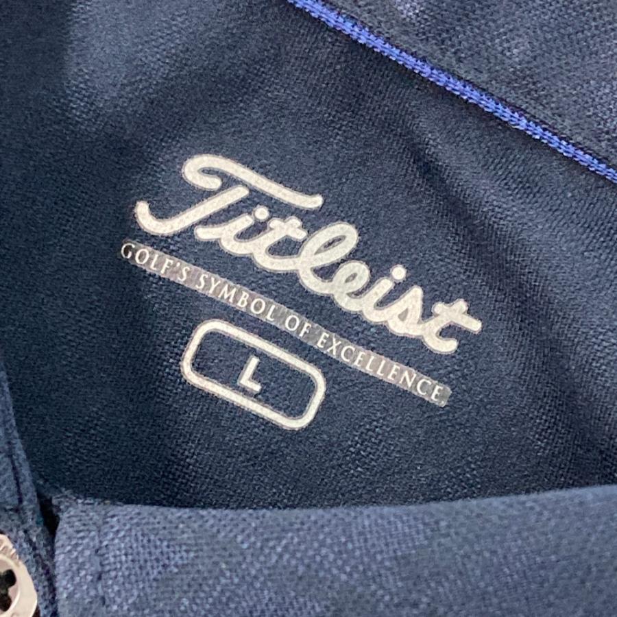 Titleist（タイトリスト） 半袖ポロシャツ 総柄 ネイビー系 L ゴルフ