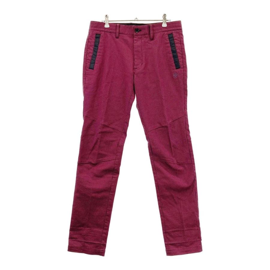 St ストレッチゴルフパンツピンク Andrews 【未使用】セントアンドリュースSt ANDREWS M ピンク系 総柄 ストレッチパンツ セントアンドリュース メンズウェア
