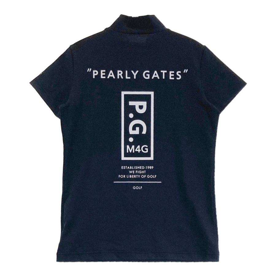 パーリーゲイツハイネック半袖ブラックサイズ0