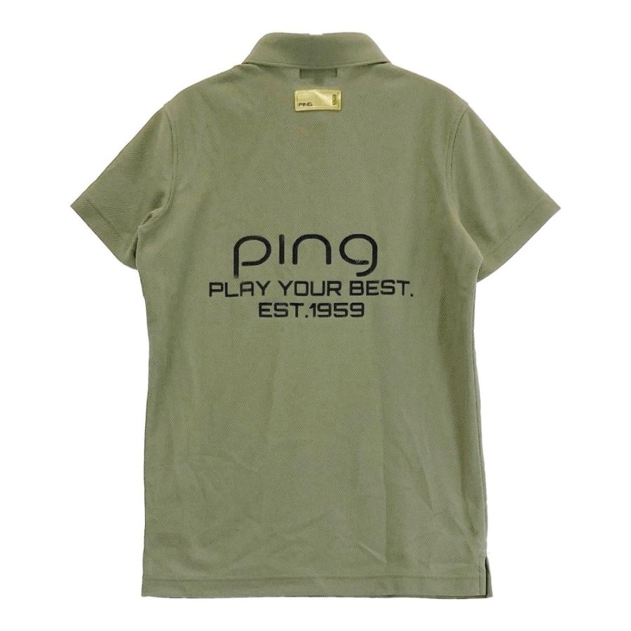 PING ピン 2024年モデル 半袖ポロシャツ カーキ系 S ゴルフ PING ピン 2024年モデル 半袖ポロシャツ カーキ系 S ゴルフ