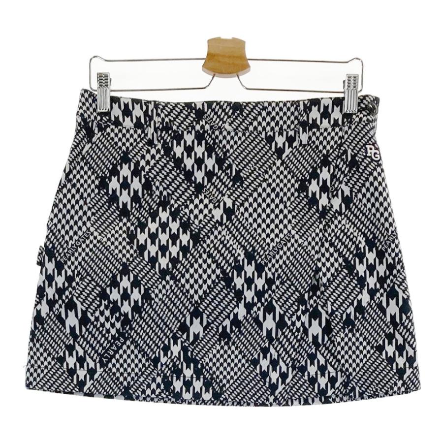 パーリーゲイツプラスクール千鳥柄スカート黒サイズ0 パーリーゲイツプラスクール千鳥柄スカート黒サイズ0
