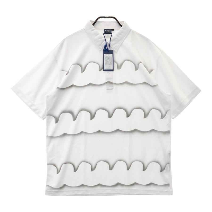 新品】MUTA MARINE ムータマリン ×ACANTHUS 半袖ポロシャツ ホワイト系  