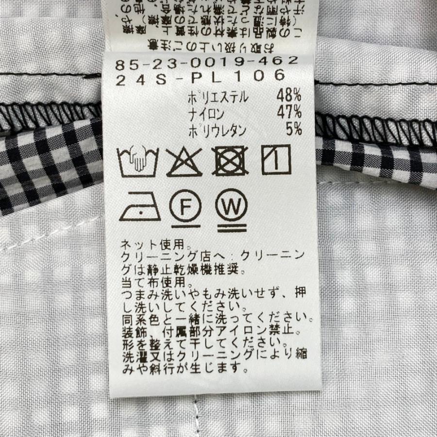 【新品】BEAMS GOLF ビームスゴルフ  ナイロン ストレッチパンツ チェック柄 グレー系 S ゴルフウェア レディースの画像