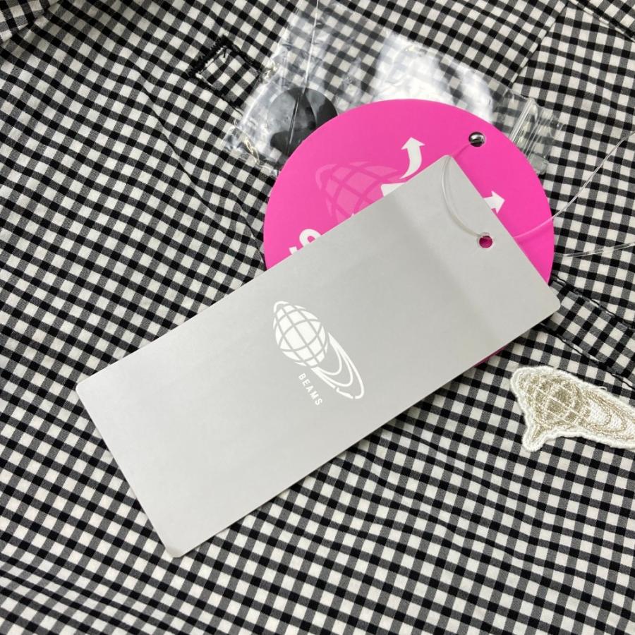 【新品】BEAMS GOLF ビームスゴルフ  ナイロン ストレッチパンツ チェック柄 グレー系 S ゴルフウェア レディースの画像