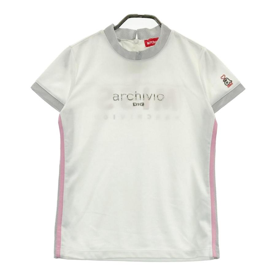 新品 アルチビオ モックネック ハイネック ゴルフ 半袖 38